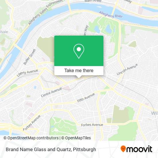 Mapa de Brand Name Glass and Quartz