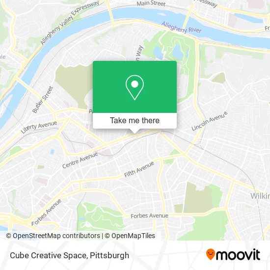 Cube Creative Space map