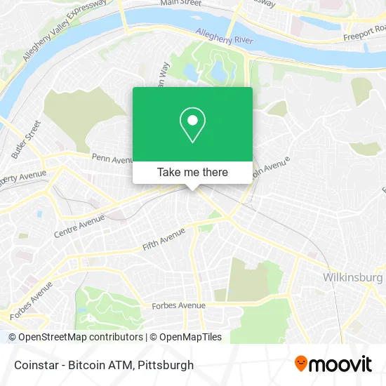 Coinstar - Bitcoin ATM map