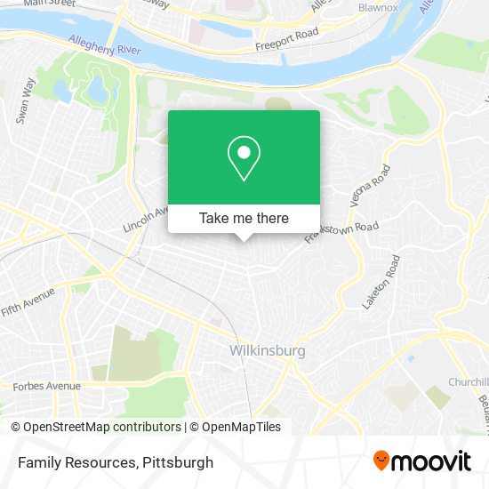 Family Resources map