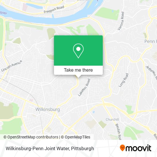 Wilkinsburg-Penn Joint Water map