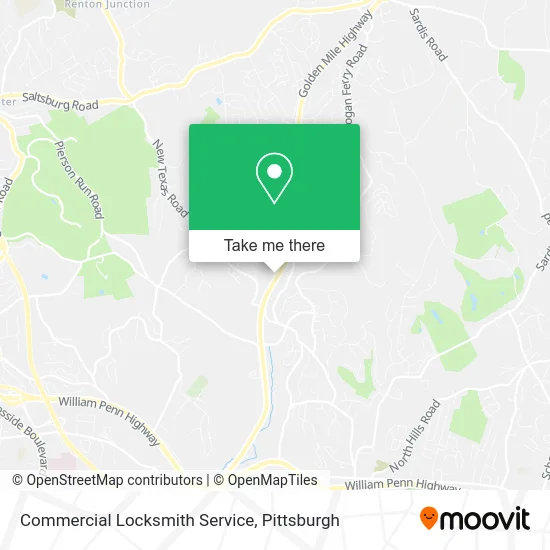 Commercial Locksmith Service map