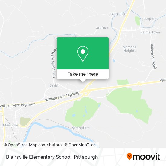 Mapa de Blairsville Elementary School