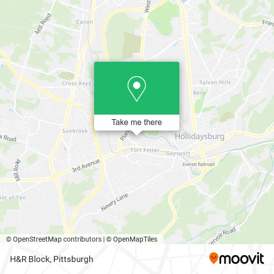 H&R Block map