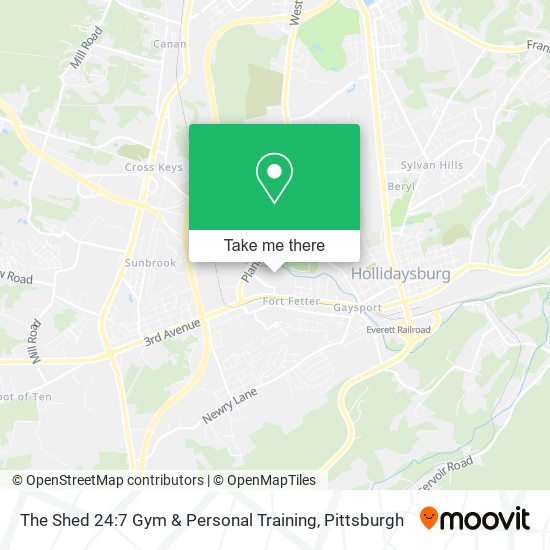 Mapa de The Shed 24:7 Gym & Personal Training