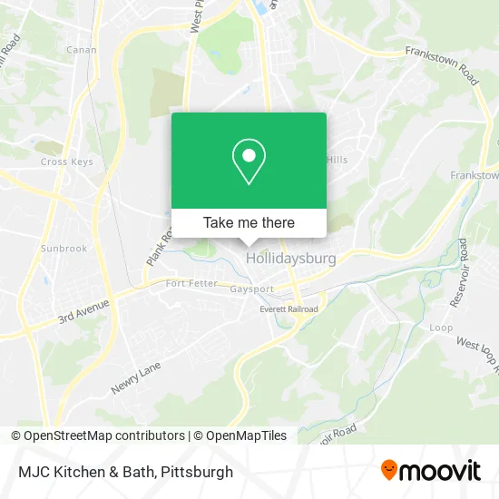 MJC Kitchen & Bath map