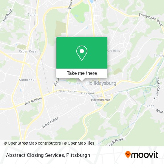 Abstract Closing Services map