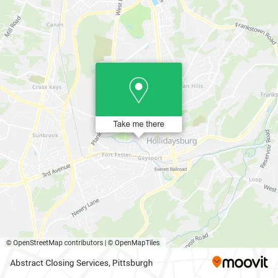Abstract Closing Services map