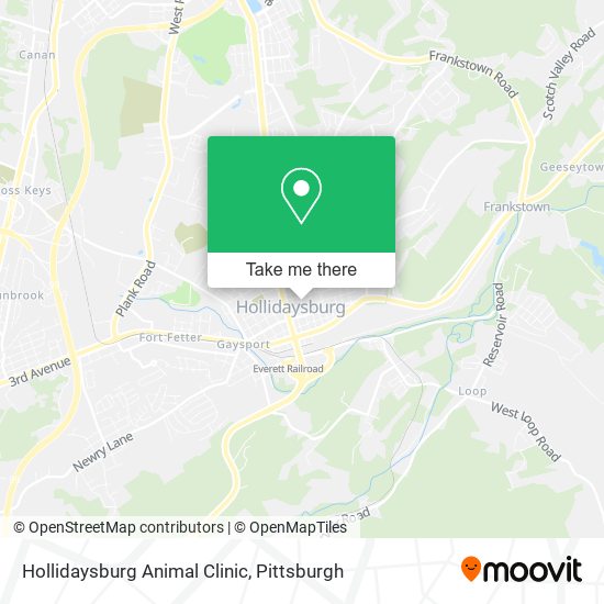 Mapa de Hollidaysburg Animal Clinic