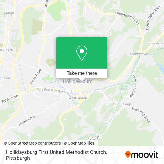 Mapa de Hollidaysburg First United Methodist Church