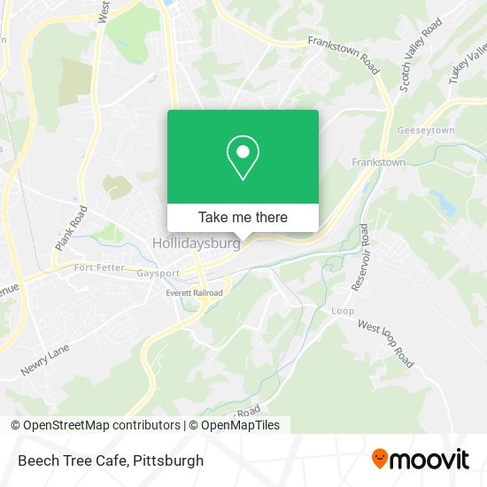 Mapa de Beech Tree Cafe