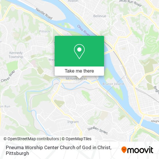 Pneuma Worship Center Church of God in Christ map