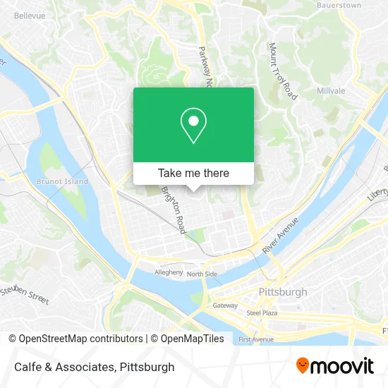 Calfe & Associates map