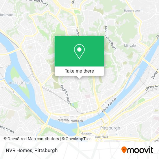 NVR Homes map