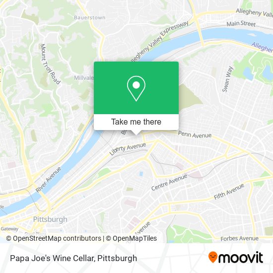Papa Joe's Wine Cellar map