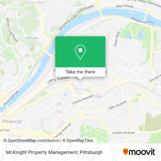 McKnight Property Management map
