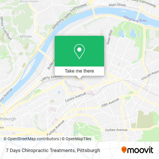 Mapa de 7 Days Chiropractic Treatments