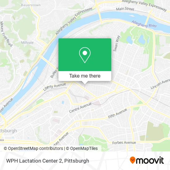 Mapa de WPH Lactation Center 2