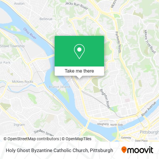Holy Ghost Byzantine Catholic Church map