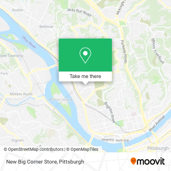 New Big Corner Store map