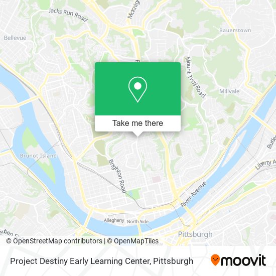 Mapa de Project Destiny Early Learning Center