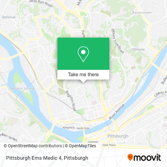 Pittsburgh Ems Medic 4 map