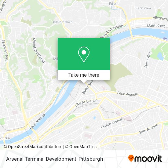 Mapa de Arsenal Terminal Development