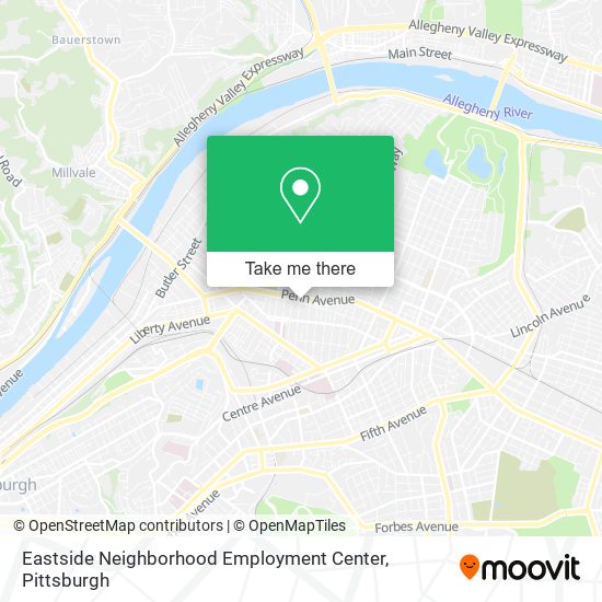 Mapa de Eastside Neighborhood Employment Center