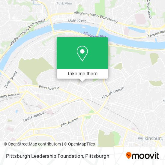 Pittsburgh Leadership Foundation map