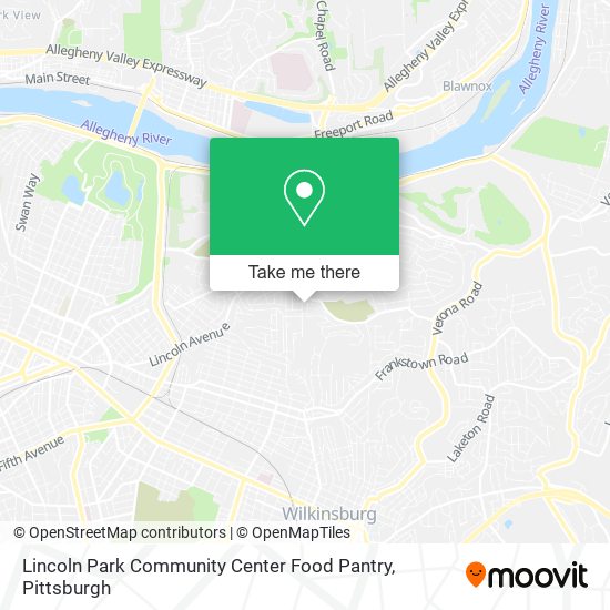 Lincoln Park Community Center Food Pantry map