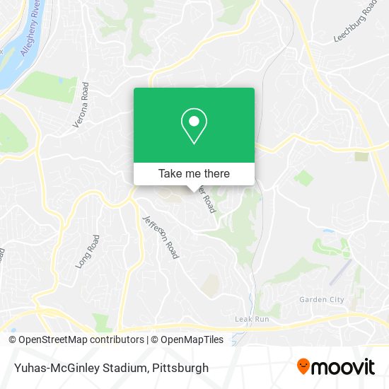 Yuhas-McGinley Stadium map