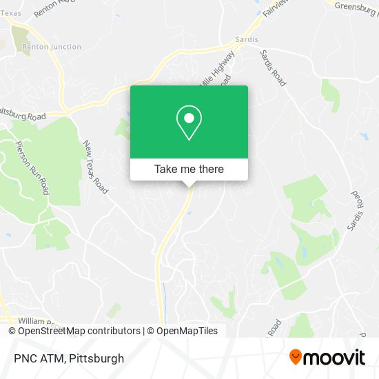 PNC ATM map