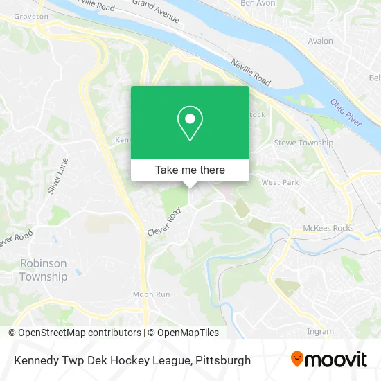 Kennedy Twp Dek Hockey League map