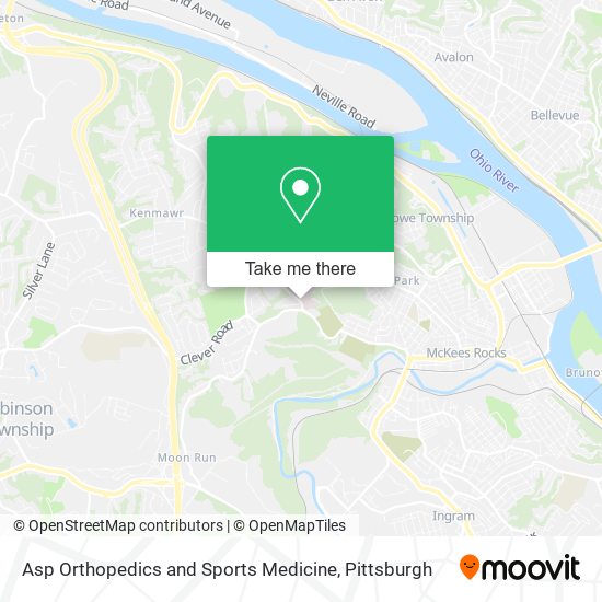 Mapa de Asp Orthopedics and Sports Medicine