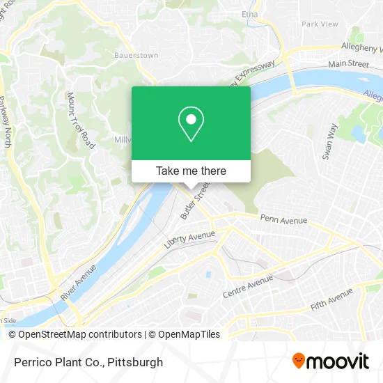 Perrico Plant Co. map