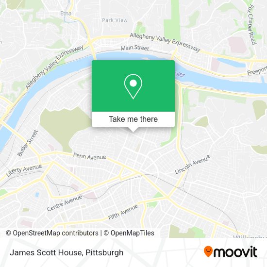 James Scott House map