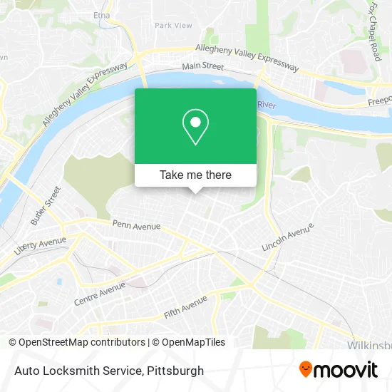 Auto Locksmith Service map