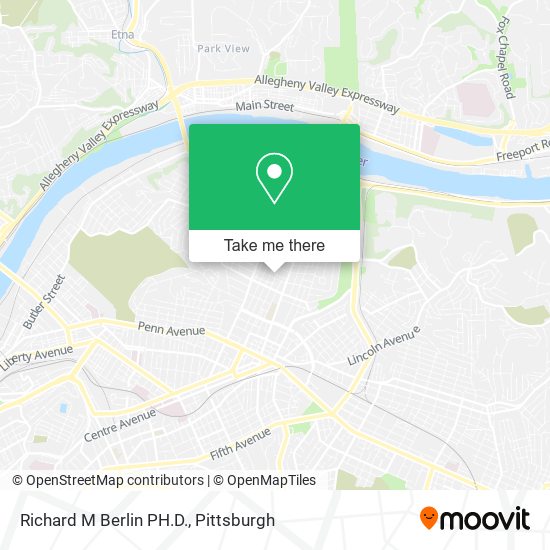 Richard M Berlin PH.D. map