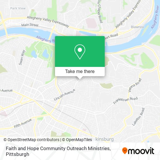 Mapa de Faith and Hope Community Outreach Ministries