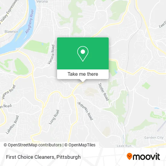 First Choice Cleaners map