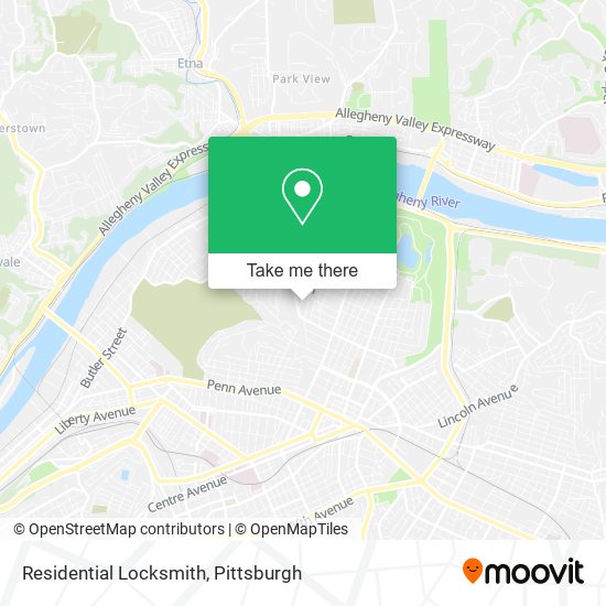 Residential Locksmith map