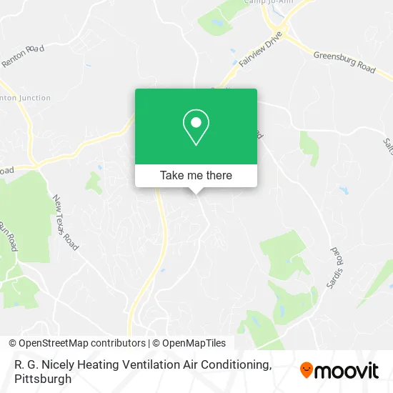 R. G. Nicely Heating Ventilation Air Conditioning map