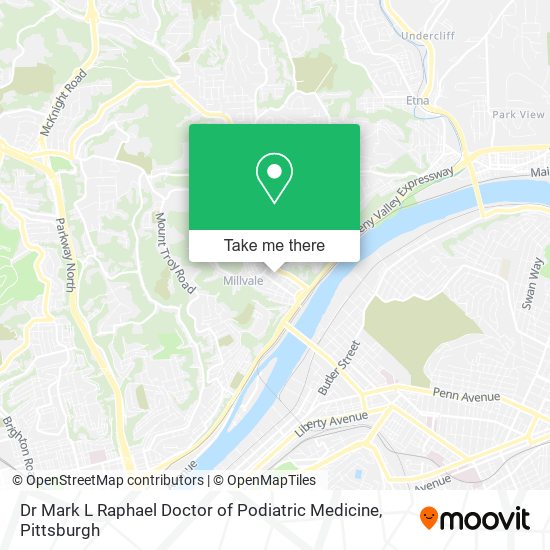 Dr Mark L Raphael Doctor of Podiatric Medicine map