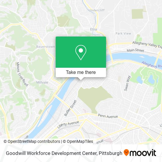 Goodwill Workforce Development Center map