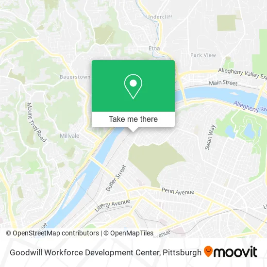 Goodwill Workforce Development Center map