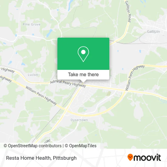 Resta Home Health map