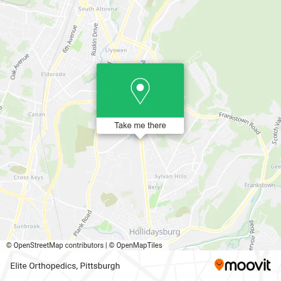 Elite Orthopedics map