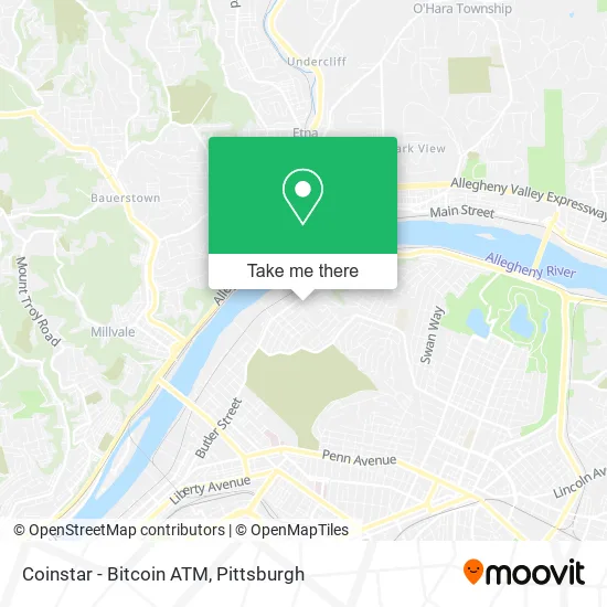Coinstar - Bitcoin ATM map
