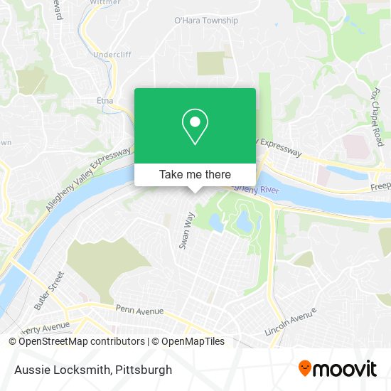 Mapa de Aussie Locksmith