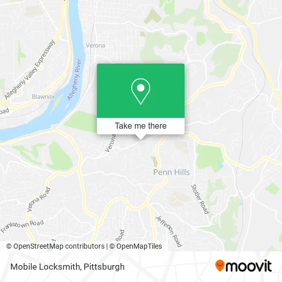 Mobile Locksmith map